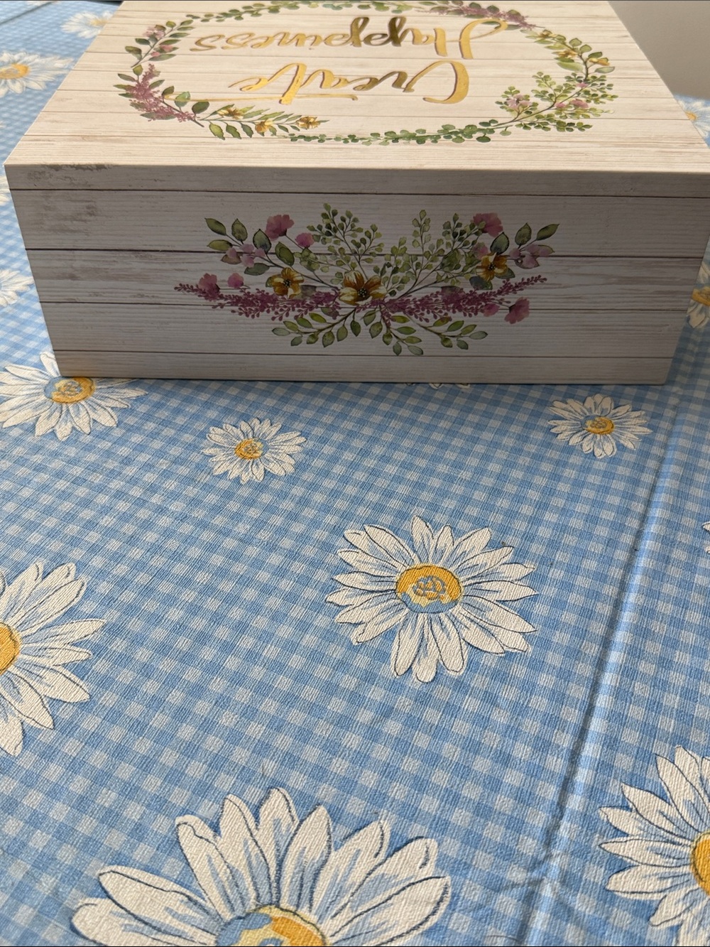 NWT~Ashland Large Magnetic Closure Decorative Floral Box - Picture 8 of 10
